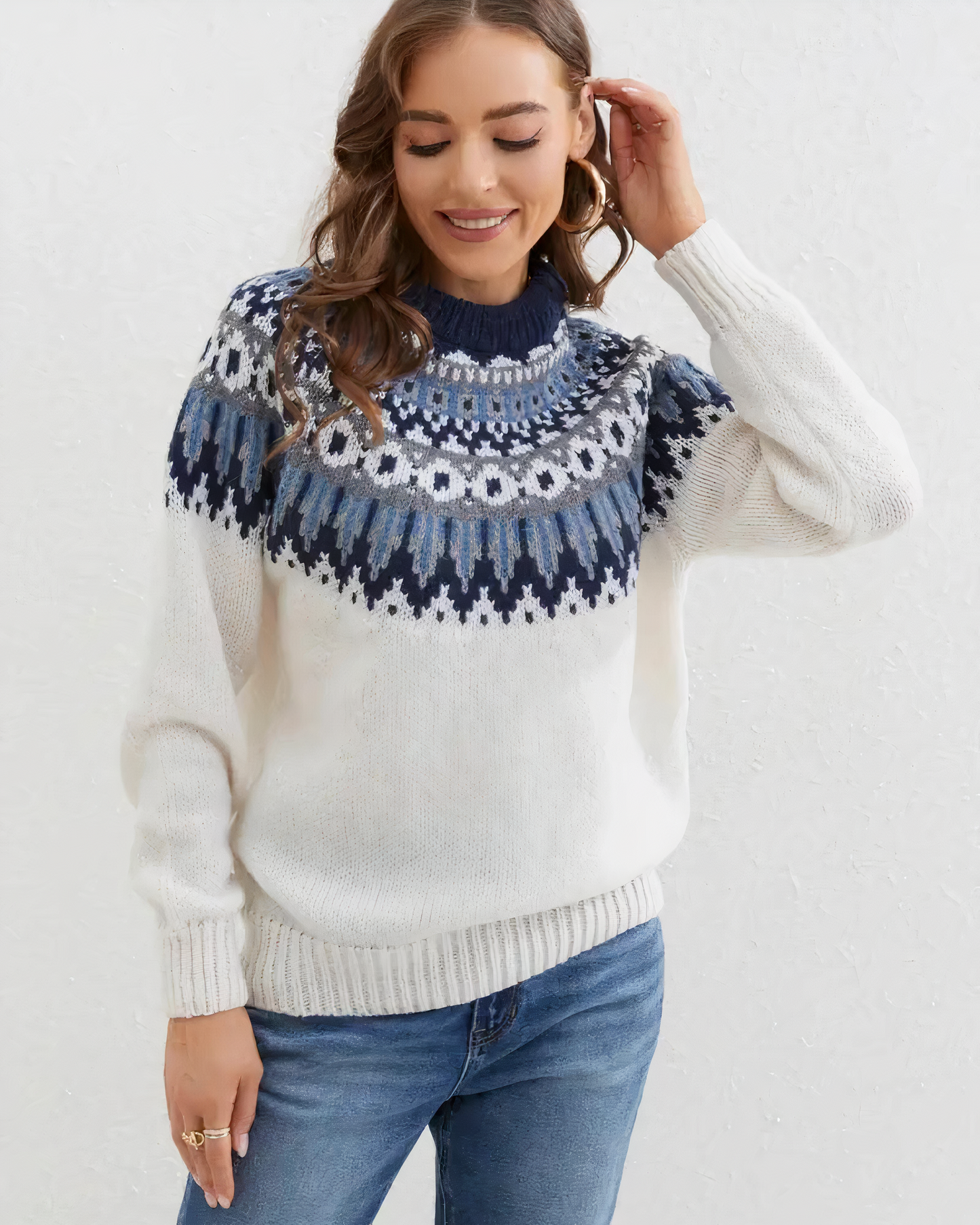 Zaina | Lässig und entspannt Winter Pullover